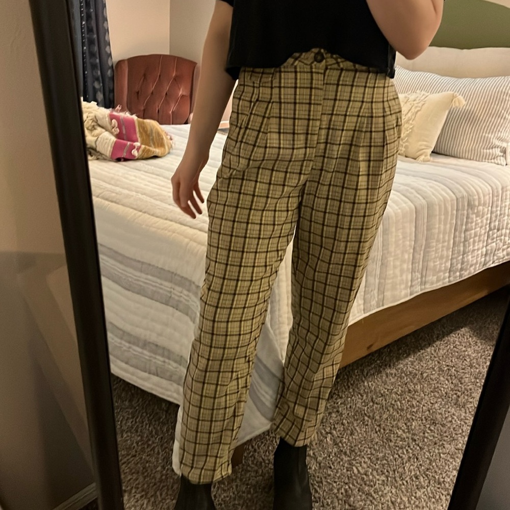 ASOS Reclaimed Vintage Plaid Trousers